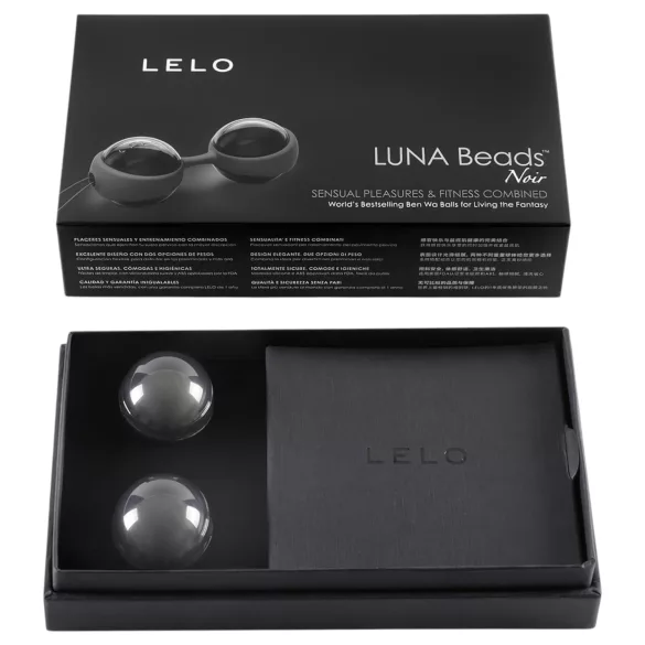 LELO Luna Noir- variálható gésagolyó