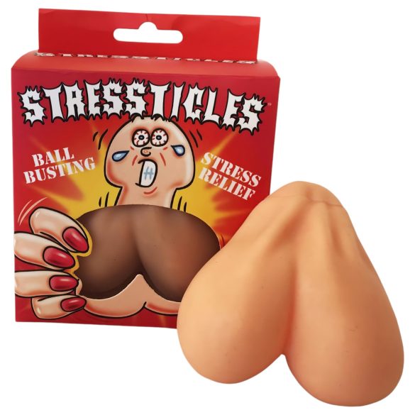 Stressticles - stresszlabda - herék (natúr)