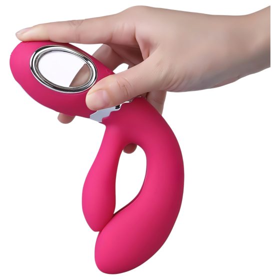 Nomi Tang Wild Rabbit 2 - akkus, csiklókaros G-pont vibrátor (pink)