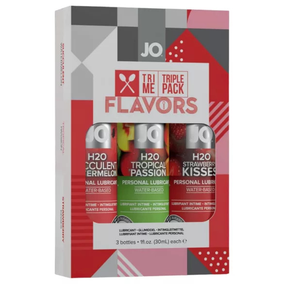 JO System Flavors - ízesített síkosító szett (3x30ml)