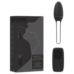   B SWISH Premium - akkus, rádiós vibrációs tojás (fekete)