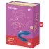 Satisfyer Double Whale - 2 motoros párvibrátor (kék)