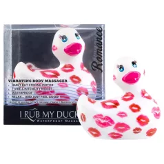   My Duckie Romance 2.0 - vízálló csikló vibrátor (fehér-pink)
