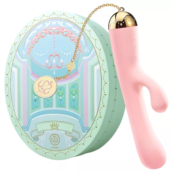ZALO Ichigo Rabbit - app-vezérelt luxus csiklókaros vibrátor (pink)