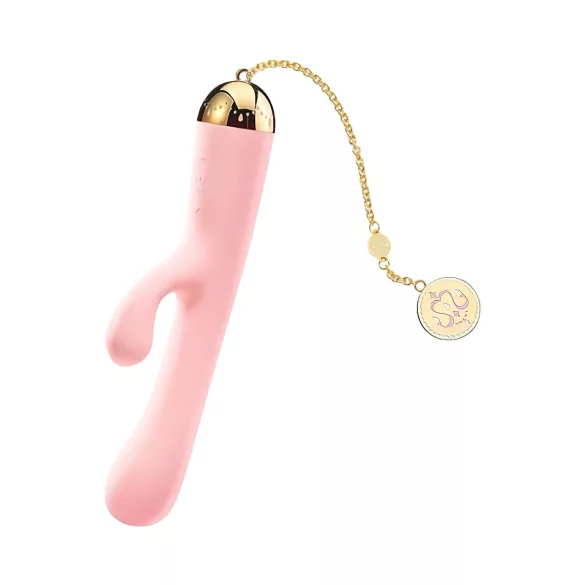 ZALO Ichigo Rabbit - app-vezérelt luxus csiklókaros vibrátor (pink)