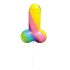Rainbow Cock Pop - péniszes nyalóka (85g) - gyümölcs ízű