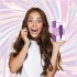 FEELZTOYS Femmegasm - akkus 2in1 csikló vibrátor (lila)
