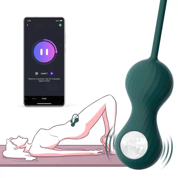 Magic Motion Crystal Duo - okos kegel golyó szett - (zöld)