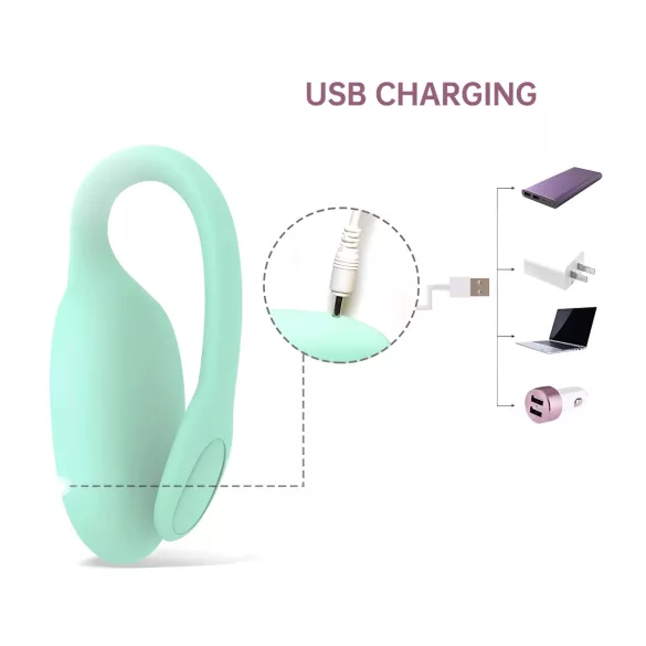 Magic Motion FitCute – App-vezérelt vibrációs gésagolyó (menta)