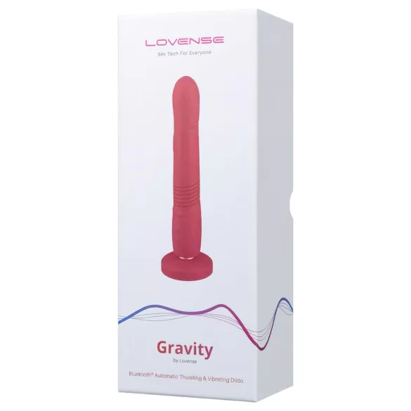 LOVENSE Gravity - akkus, lökő vibrátor (piros)